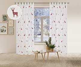 Gardine OTTO HOME "Elch" Gr. 1, rot,