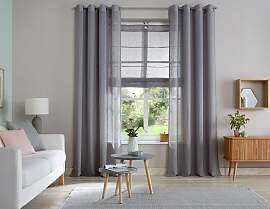 Gardine OTTO HOME "Fiete" Gr. 4, grau