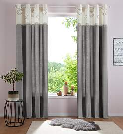 Gardine OTTO HOME "Louis" Gr. 2, grau,