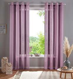 Gardine OTTO HOME "Mara" Gr. 5, rosa