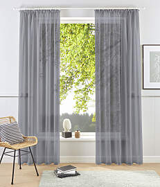 Gardine OTTO HOME "XANA" Gr. 1, grau,