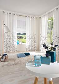 Gardine OTTO HOME "Yalinga" Gr. 1, grau