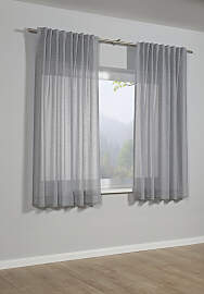 Gardine SEHLBACH "Schal Leinenoptik" Gr. 