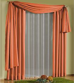 Gardine WIRTH "Daria" Gr. 1, orange,