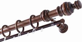 Gardinenstange GARESA "2", braun