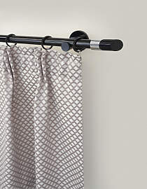Gardinenstange GARESA "BLACK", schwarz,