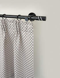 Gardinenstange GARESA "BLACK", schwarz,