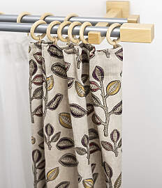 Gardinenstange GARESA "CUBUS", beige