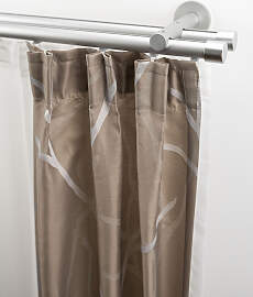 Gardinenstange GARESA "EASY", silber