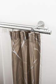 Gardinenstange GARESA "EASY", silber