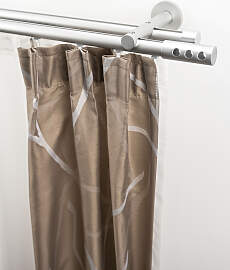 Gardinenstange GARESA "EASY", silber