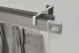 Gardinenstange GARESA "FLAT", silber