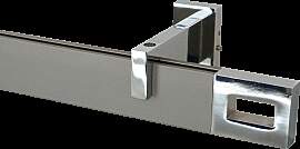 Gardinenstange GARESA "FLAT", silber