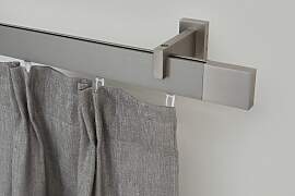 Gardinenstange GARESA "FLAT", silber