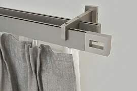 Gardinenstange GARESA "FLAT", silber