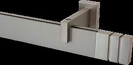 Gardinenstange GARESA "FLAT", silber