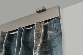 Gardinenstange GARESA "FLAT", silber