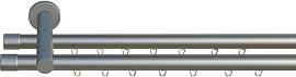 Gardinenstange INDEKO "Consul", silber,