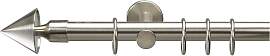 Gardinenstange LIEDECO "Kegel", silber