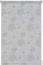 Gardinia EASYFIX Rollo Dekor 721 Stickerei Silber