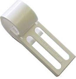 GARDINIA Universal-Klemmhalter, Weiß, 2 Stück