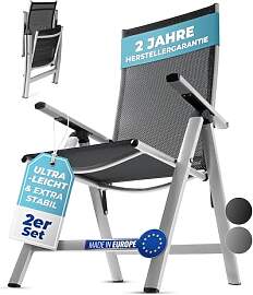 gardisun Hochlehner Gartenstuhl klappbar aus