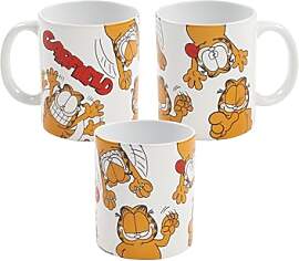 Garfield Tasse - Allover Kaffeetasse Becher