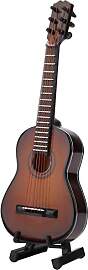 Garosa Miniatur Gitarre Modell aus Holz, 14cm,