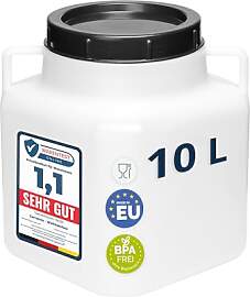 Garronda 10 Liter BPA-freies quadratisches Fass