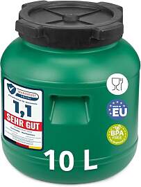 Garronda 10 Liter Weithalsfass aus BPA-freiem