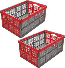 Garronda 2 Pack faltbare Klappbox 51 x 34,5 x 22,5 
