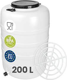 Garronda 200 L mit Hahn und Pressring Regentonne