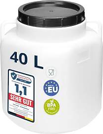 Garronda 40 Liter BPA-freies quadratisches Fass