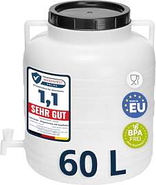 Garronda 60 Liter BPA-freies Fass und Futtertonne