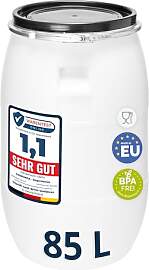 Garronda 85 Liter Deckelfass Weithalsfass aus HDPE 