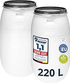 Garronda Set 2X 220 Liter Regentonne mit Deckel