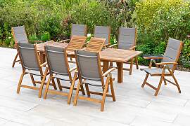 Garten-Essgruppe MERXX "Acapulco", grau