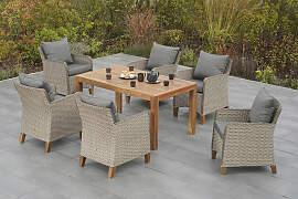 Garten-Essgruppe MERXX "Avellino", beige 
