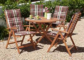 Garten-Essgruppe MERXX "Borkum", braun,