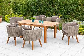 Garten-Essgruppe MERXX "Imperia", beige, 