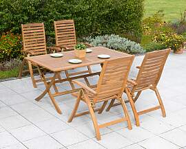 Garten-Essgruppe MERXX "Paraiba", braun, 