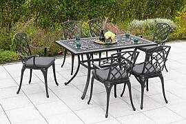 Garten-Essgruppe MERXX "Rhodos", grau