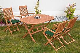 Garten-Essgruppe MERXX "Rio", braun,