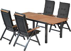 Garten-Essgruppe MERXX "Tilos", grau