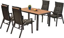 Garten-Essgruppe MERXX "»Tilos«", grau 