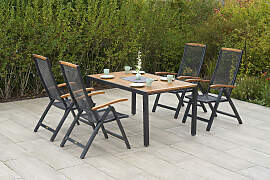 Garten-Essgruppe MERXX "Tilos", grau