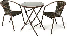 Garten-Essgruppe VCM "3-tlg. Bistroset Balkon 