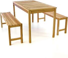 Garten-Essgruppe VCM "3-tlg. Sitzgruppe