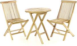 Garten-Essgruppe VCM "3-tlg. Sitzgruppe