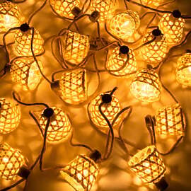 Garten-girlande Mit Led-lichtern 15,70 M Ducrot